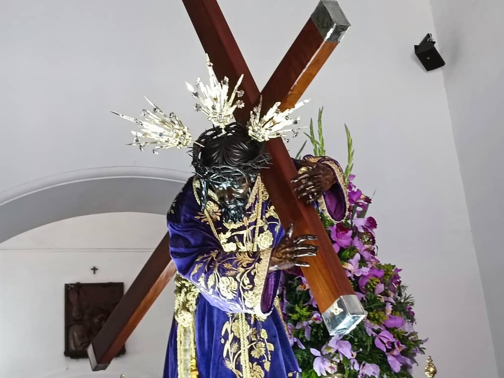 Todo listo para la procesión del Nazareno de San Pablo