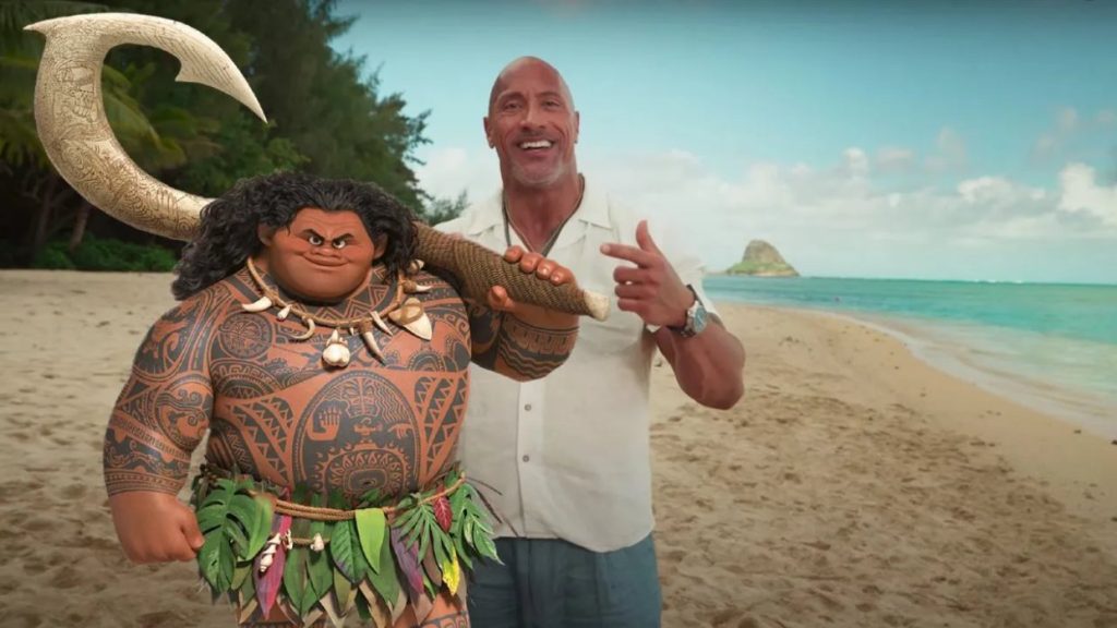 Dwayne Johnson "La Roca" producirá la versión humana de la película "Moana"