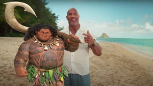 Dwayne Johnson "La Roca" producirá la versión humana de la película "Moana"
