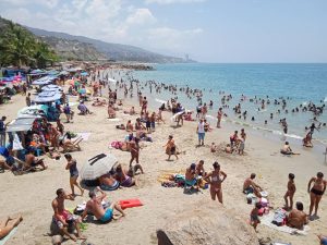Bañistas aprovecharon el puente del 1ro de Mayo