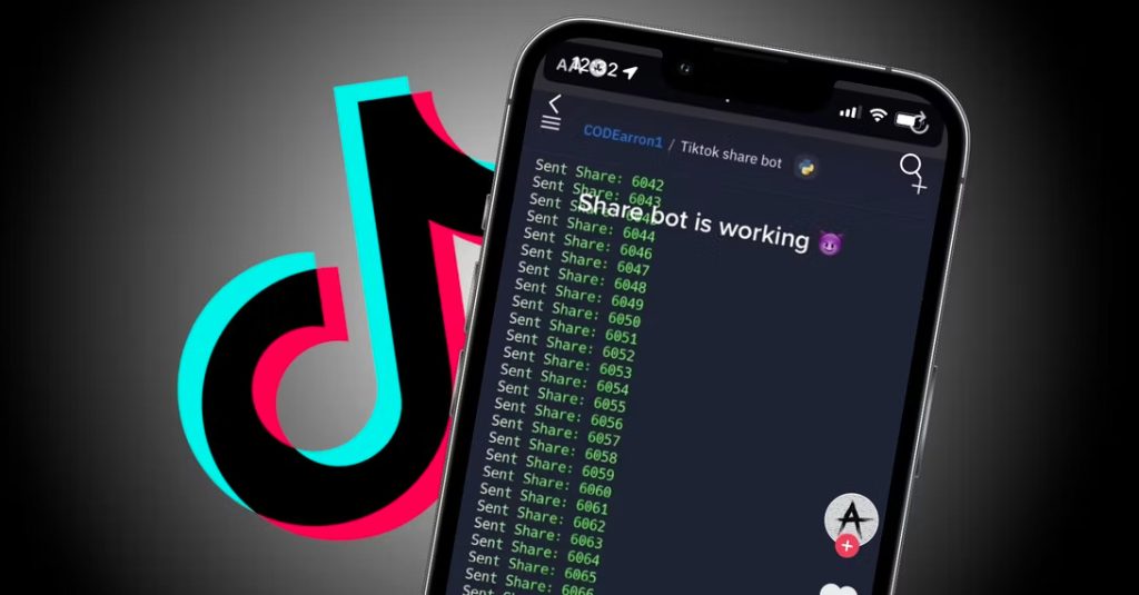 Qué es el bot para compartir de TikTok y por qué no deberías usarlo