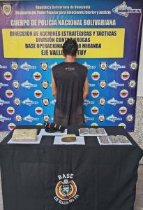 Capturado hombre con 900 gramos de droga en su habitación