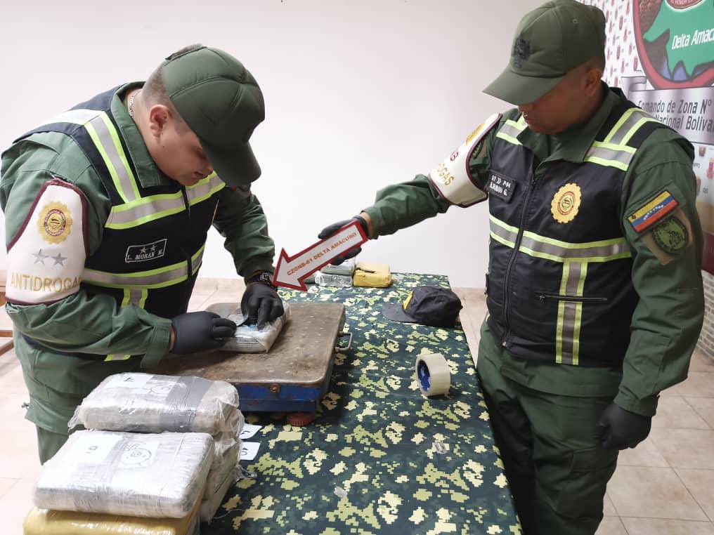 Capturan a dos narcotraficantes de la banda El Chamo en Delta Amacuro