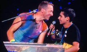 Coldplay cumplió el sueño de un joven venezolano con autismo en España (Video)