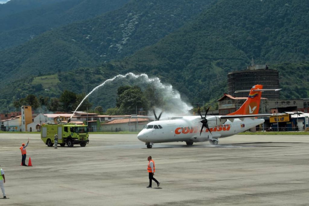 Conviasa inició operaciones en el aeropuerto Alberto Carnevali de Mérida