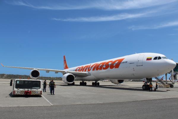 Conviasa reactiva vuelos comerciales entre Caracas y Damasco