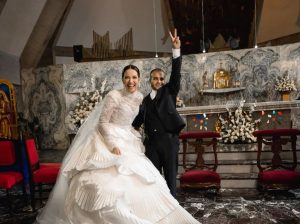 Daniela Alvarado y su esposo celebran dos años de su boda civil