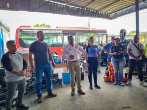 Entregaron repuestos al Sistema Integrado de Transporte en Sucre