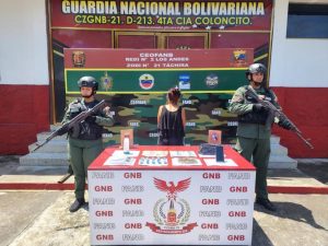 FANB detiene a mujer con 16 envoltorios de marihuana en Táchira