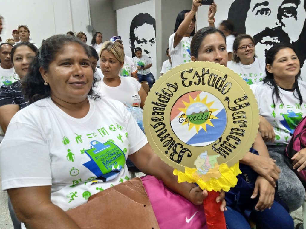 Festival de la clase de educación física inició en Cojedes