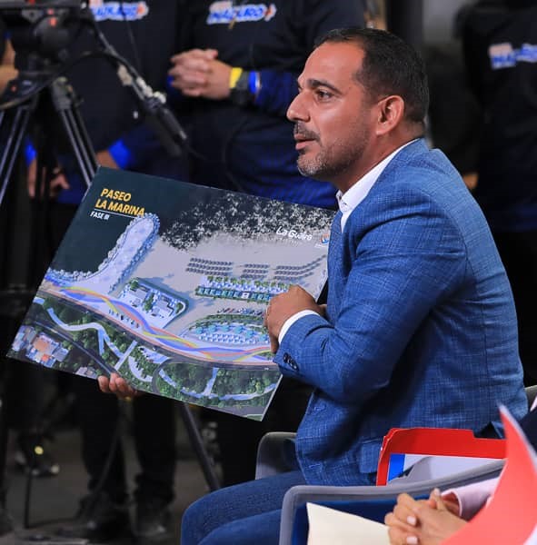 Gobernador de La Guaira presenta proyecto cinta costera Paseo La Marina