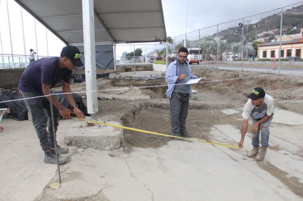 Inician segunda etapa de excavación en el Baluarte de La Guaira
