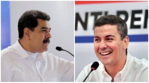 Maduro y Peña buscan restablecer relaciones Venezuela-Paraguay