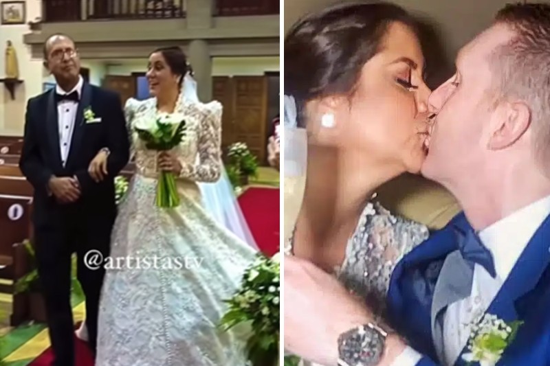 Mariela Celis y su boda de ensueño a los 49 años (Imágenes)