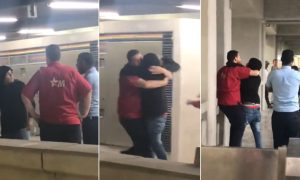 La trifulca entre dos trabajadores y un usuario en el Metro de Caracas