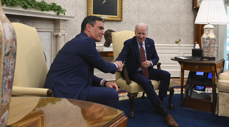 Pedro Sánchez en la Casa Blanca con la migración y Ucrania en la temática con Biden
