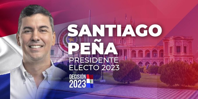 Santiago Peña es el nuevo presidente de Paraguay