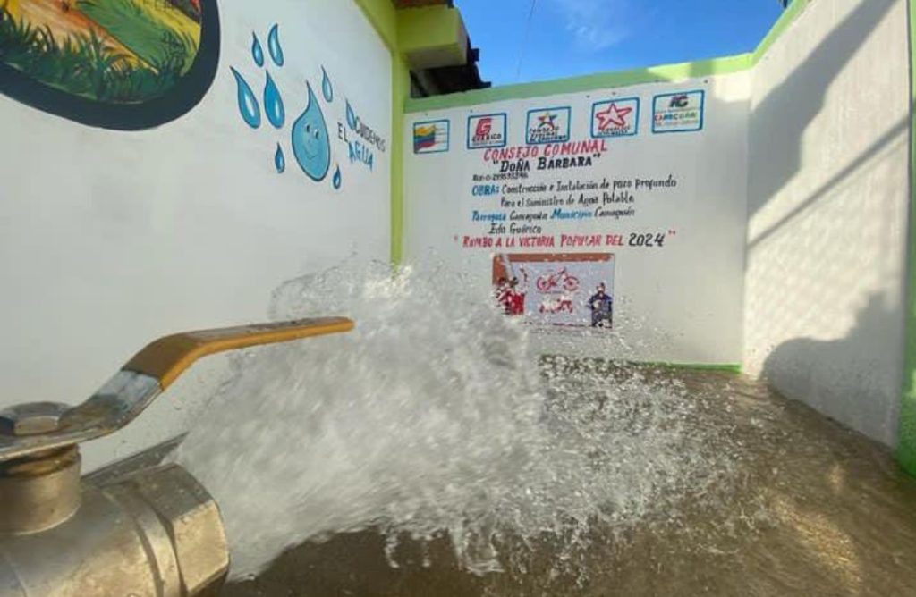 Suministran agua por tuberías en sector Doña Bárbara de Camaguán