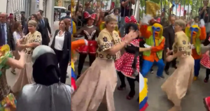 La Primera Dama de Colombia a ritmo de mapalé en Madrid