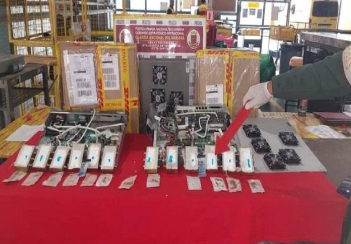 FANB decomiso 12 kilos de cocaína ocultos en dispositivos electrónicos