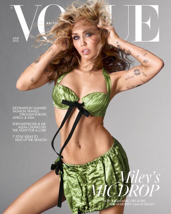 #LaFotoDelDía: Miley Cyrus posó para Vogue