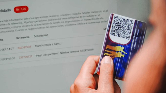 Sistema Patria anuncia bonificaciones del mes de junio