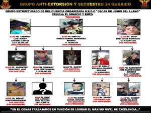 El Conas identificó en Guárico a cinco células del Tren del Llano