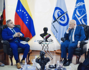 Fiscal General sostuvo encuentro con el fiscal de la CPI Karin Khan