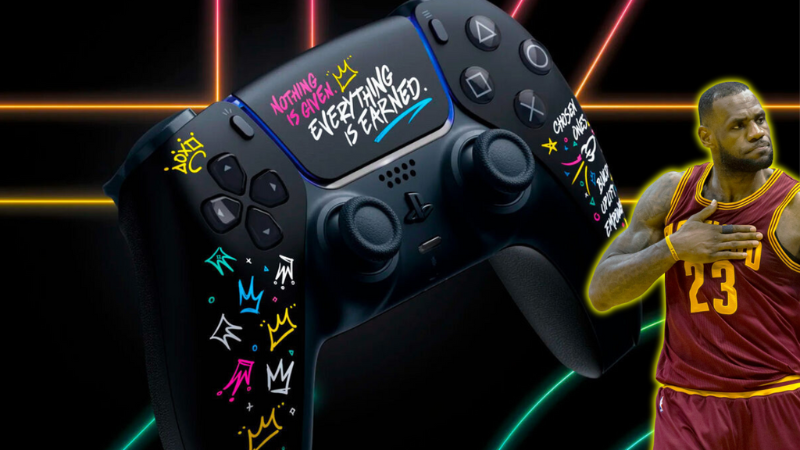 LeBron James diseñó un DualSense para PlayStation 5