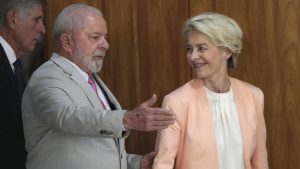 Lula recibió a Ursula Von der Leyen y cuestionó anexo que introdujo la UE al acuerdo con Mercosur