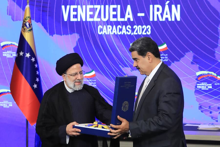 Maduro: “Venezuela e Irán están a la vanguardia del nuevo orden mundial”