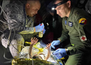 Mamá de los niños rescatados de la selva permaneció viva varios días