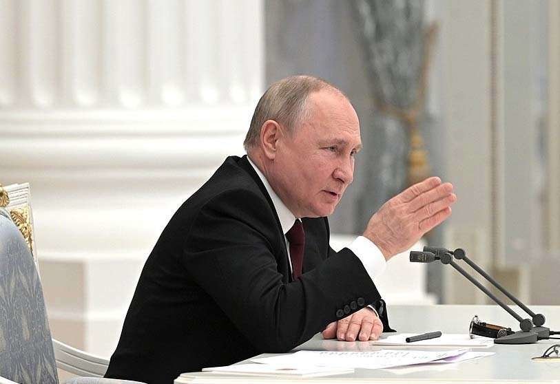 Putin confiado en que Rusia saldrá victoriosa en Ucrania
