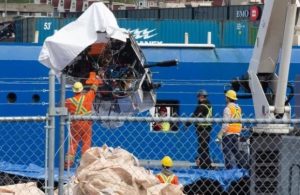 Las imágenes de los restos del sumergible Titán