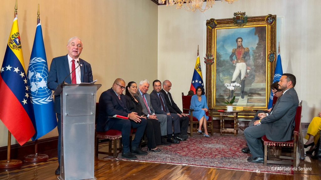 Venezuela suscribe acuerdo marco 2023-2026 con la FAO