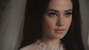 Cailee Spaeny en 'Priscilla'. (Crédito: A24)