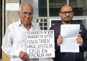 Abuelo con cáncer denuncia que periodista de VTV invadió su apartamento en Parque Central