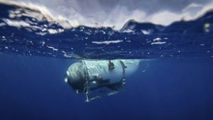 Los restos encontrados son del sumergible "Titan" que descendía hacia el Titanic