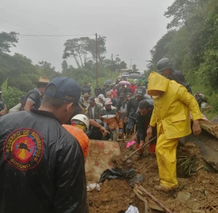 Caída de talud causó la muerte de cuatro personas en Boconó
