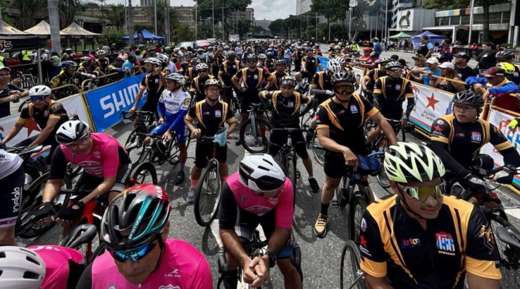 Caracas celebra aniversario 456 con vuelta ciclística de 5K
