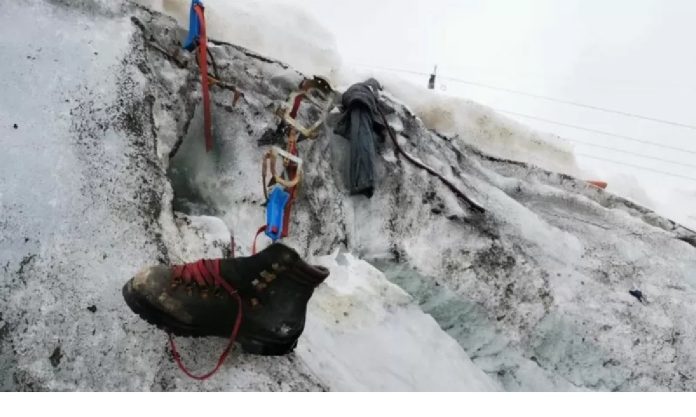 El deshielo de un glaciar en Suiza deja al descubierto a un montañero desaparecido desde 1986