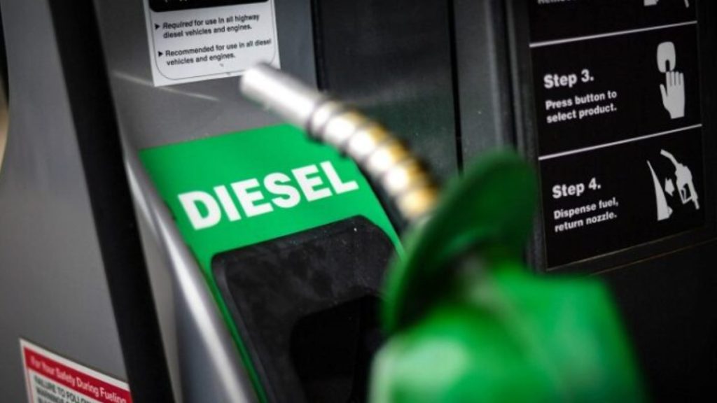 Nuevo aumento de combustible Diésel