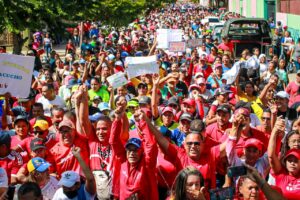 En Cumaná se movilizaron en contra de las sanciones económicas 
