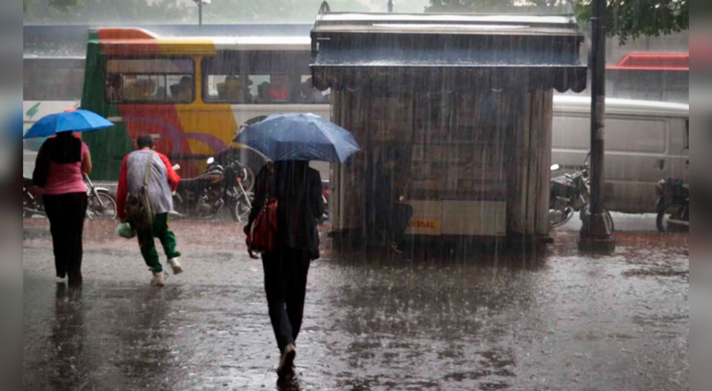 Este jueves continúan las lluvias y chubascos en gran parte del país