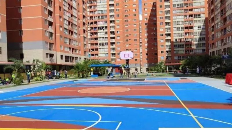 Inaugurado complejo de canchas en Fuerte Tiuna