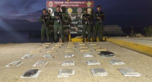 Incautados 34 envoltorios tipo panelas de marihuana en Falcón