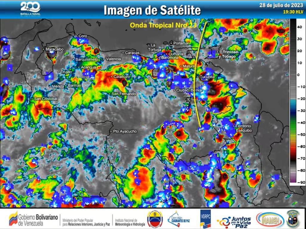 Onda Tropical n°23 llegará a las costas venezolanas este sábado