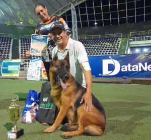 Rocco se lució en la Exposhow de Pastores Ovejeros en Lara