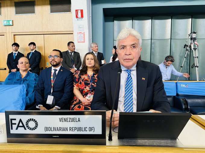 Venezuela solicita en la FAO el levantamiento de las sanciones