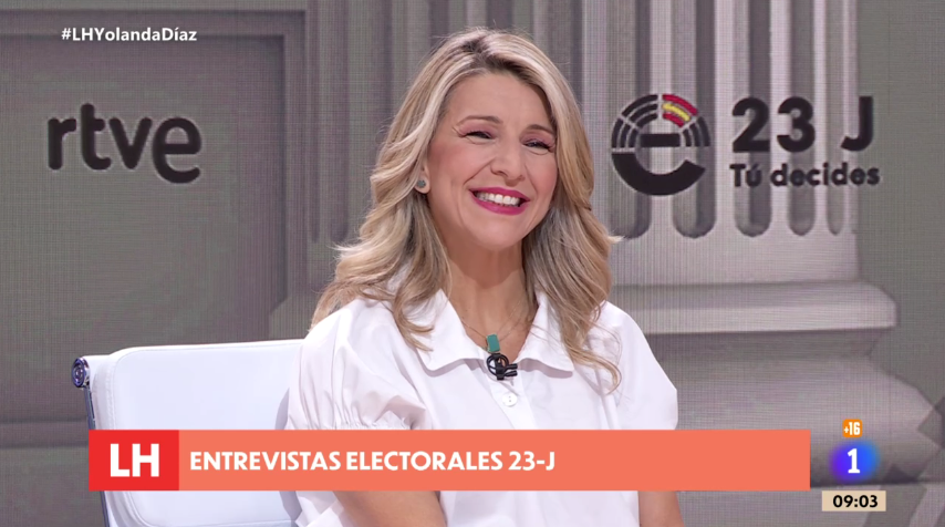 Díaz llama "mentiroso compulsivo" a Feijóo y pide concentrar el voto en Sumar para "expulsar" a Vox a la oposición